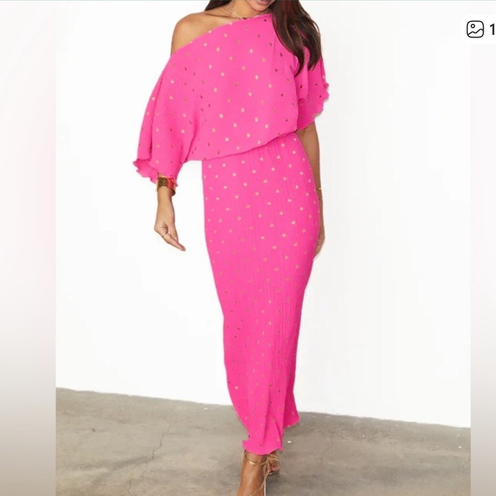 Never Fully Dressed Pink Tilly Dress Maxi